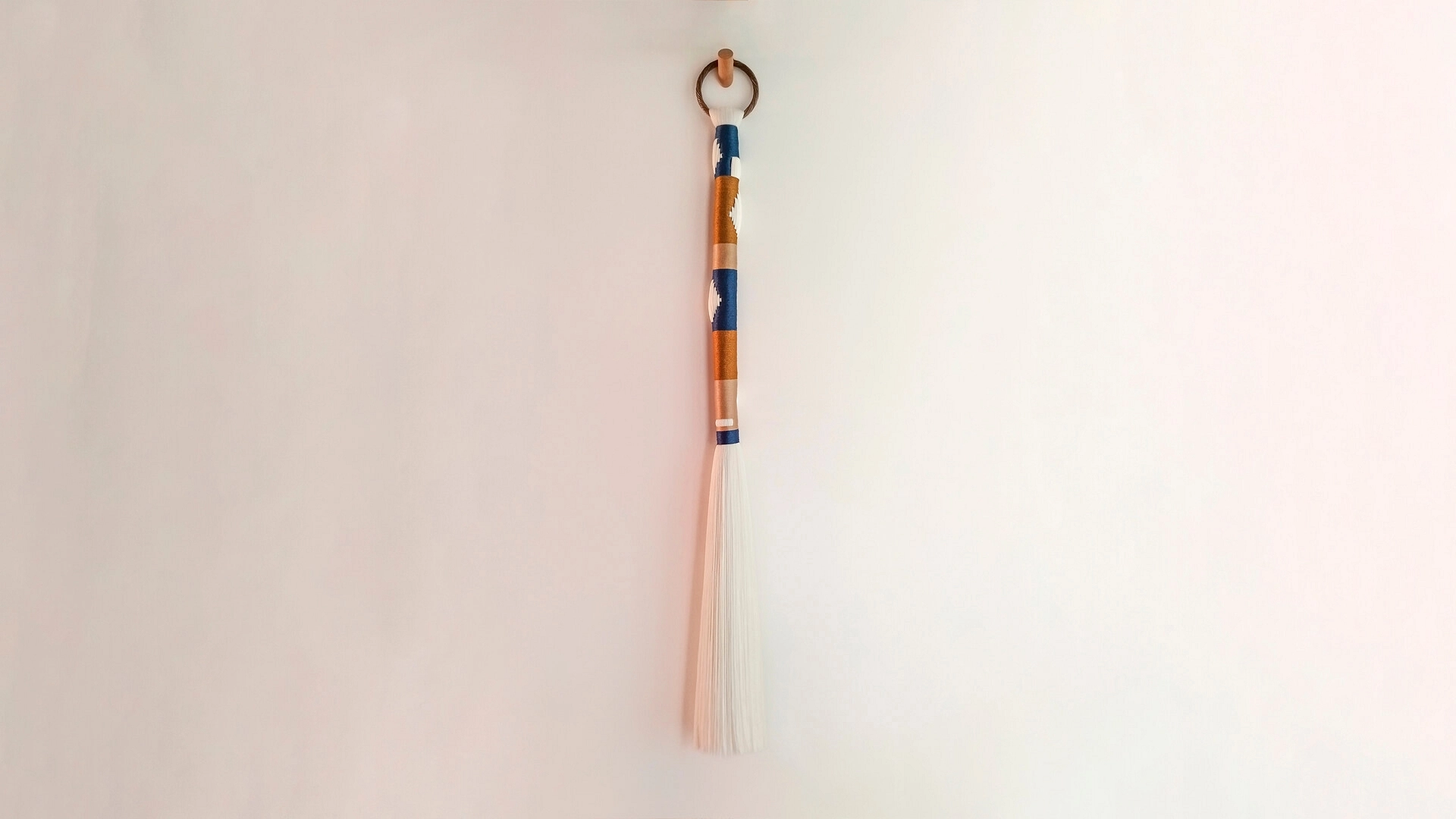 Eramar Hoop Textile sculpture in bamboo and cotton