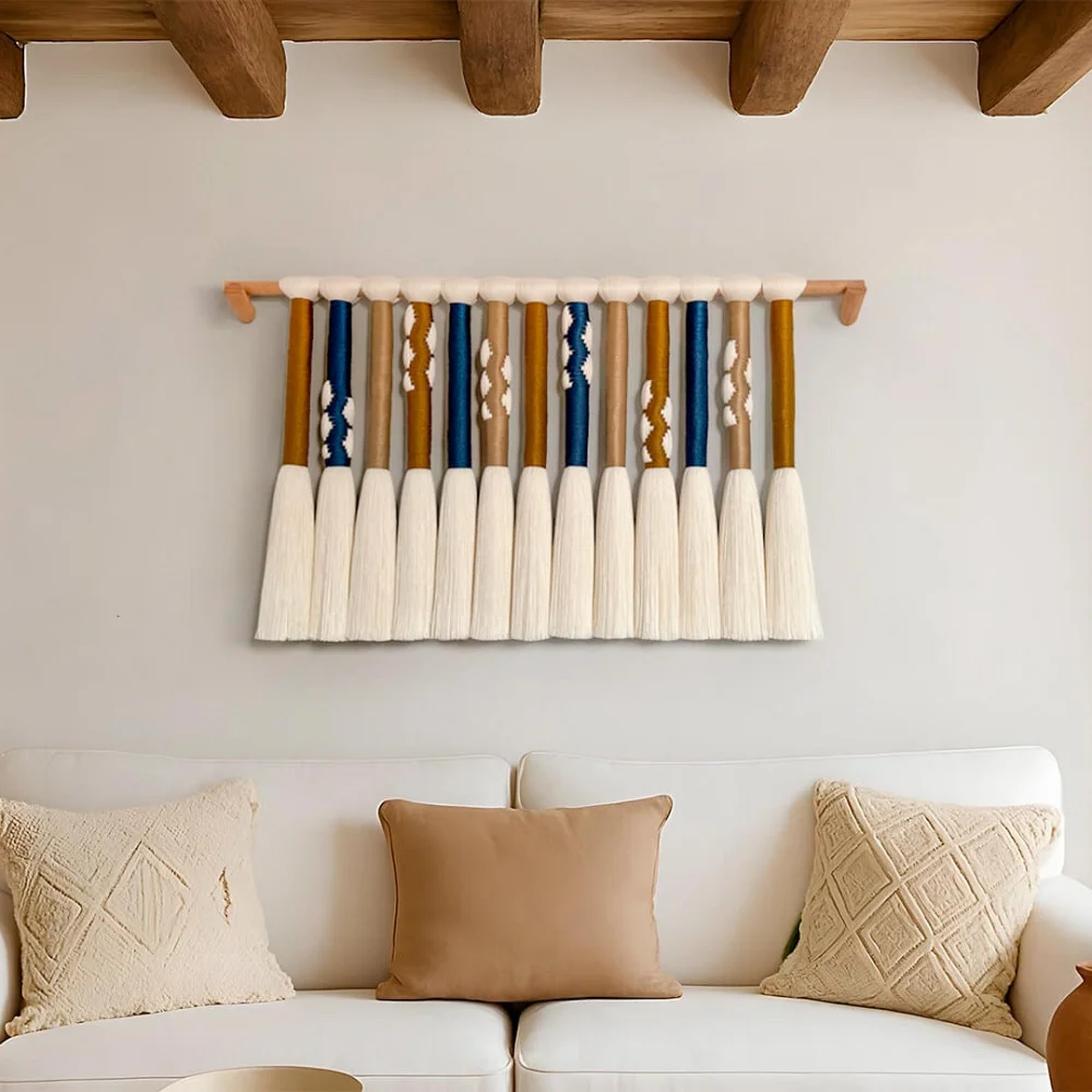 Eramar Wall Hanging. Modern artisanal tapestry Eramar Wall Hanging. Modern artisanal tapestry