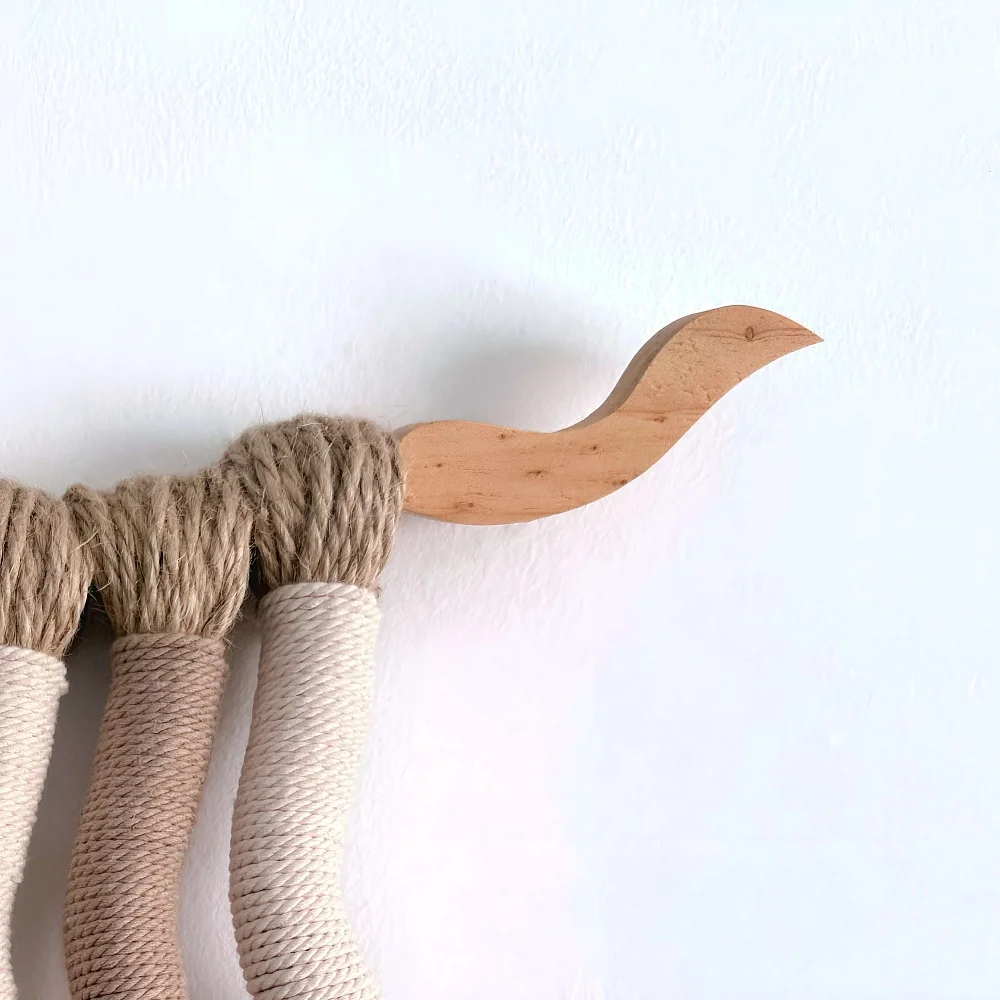 Haizea. Wall Hanging in jute and cotton