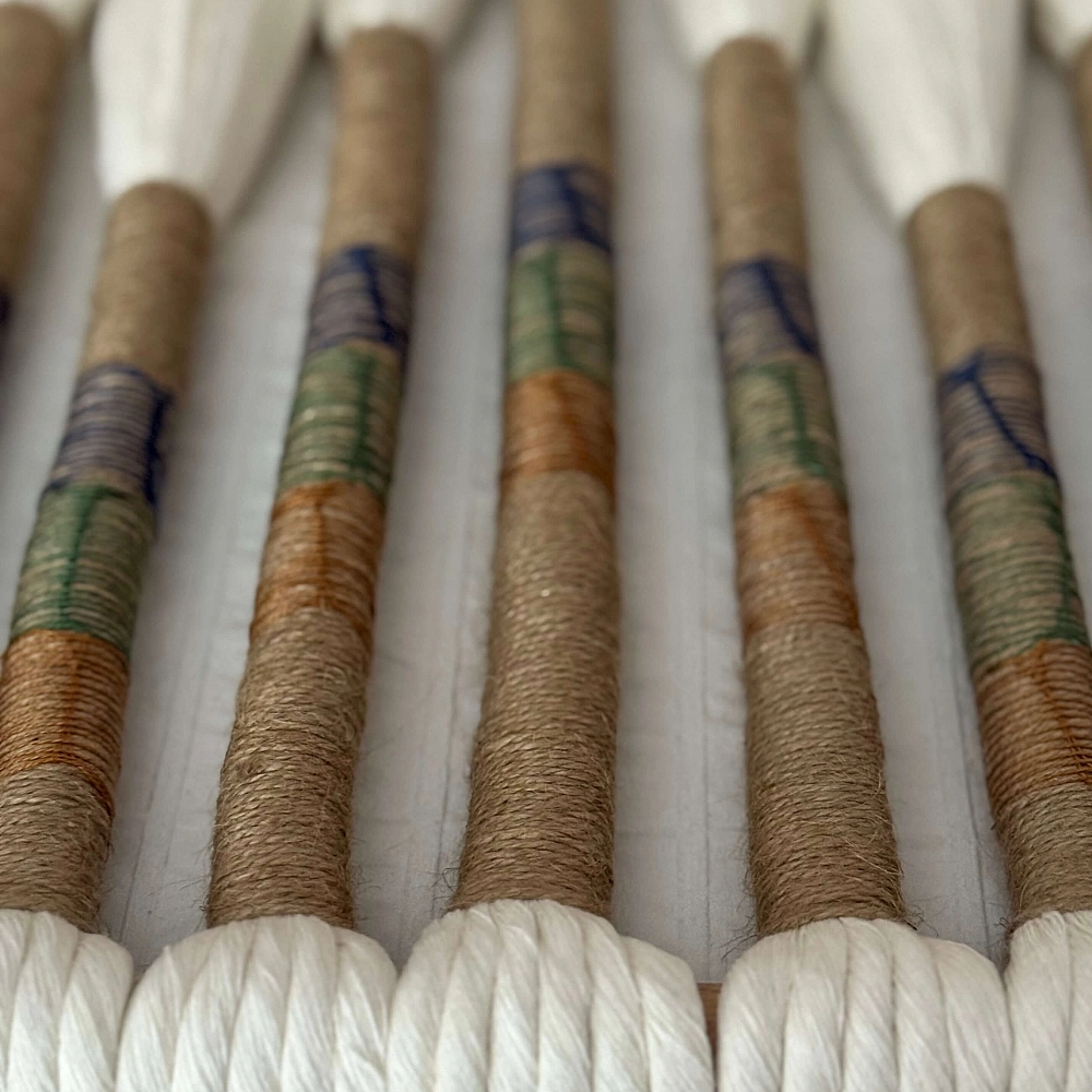 Lía Wall Hanging Artisanal tapestry in bamboo