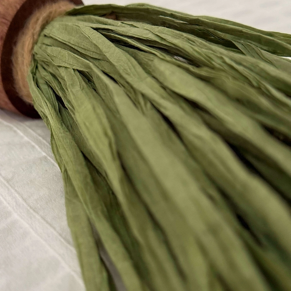 Selva Escultura textil en yute y rafia