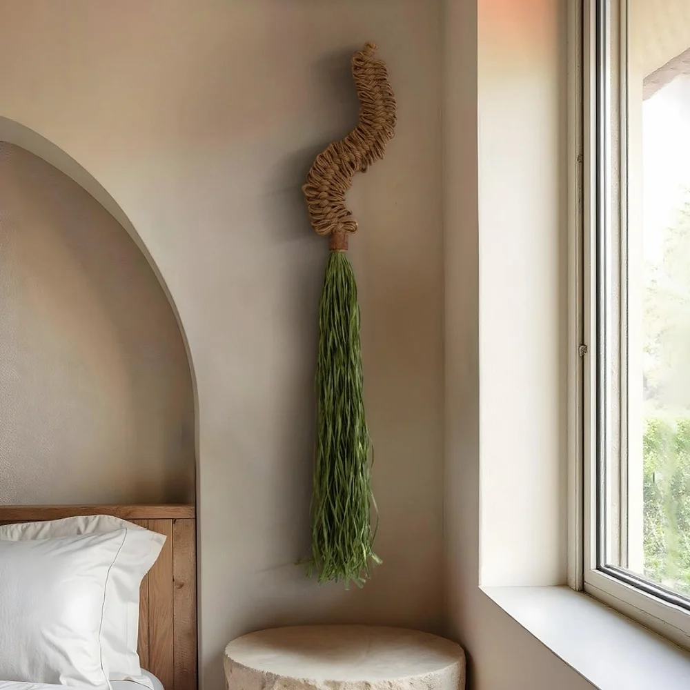 Selva. Textile wall sculpture in jute and raffia