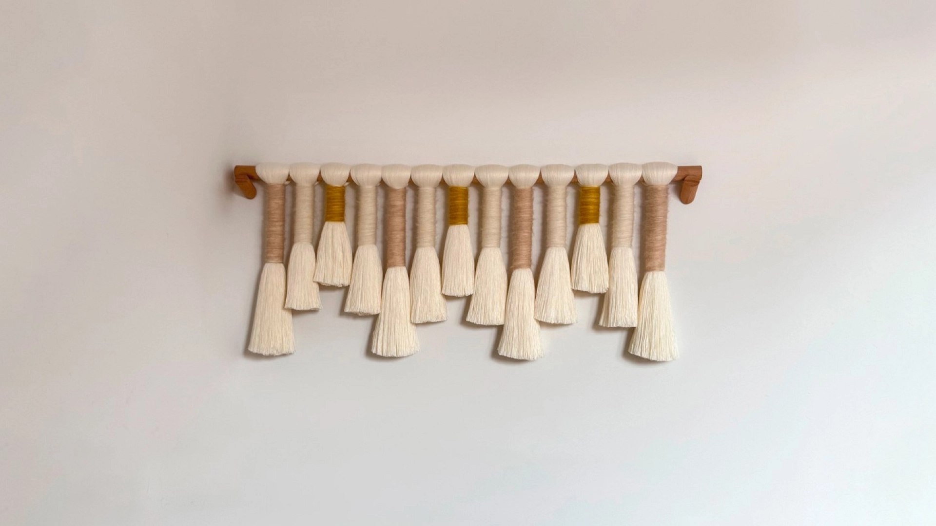 Serena Wall Hanging Artisanal tapestry in natural fibers