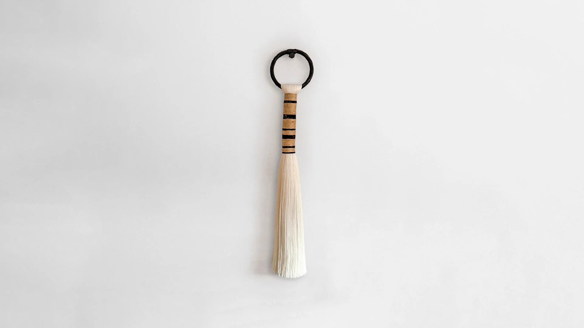 Sonata tassel. Textile ornament in bamboo and jute