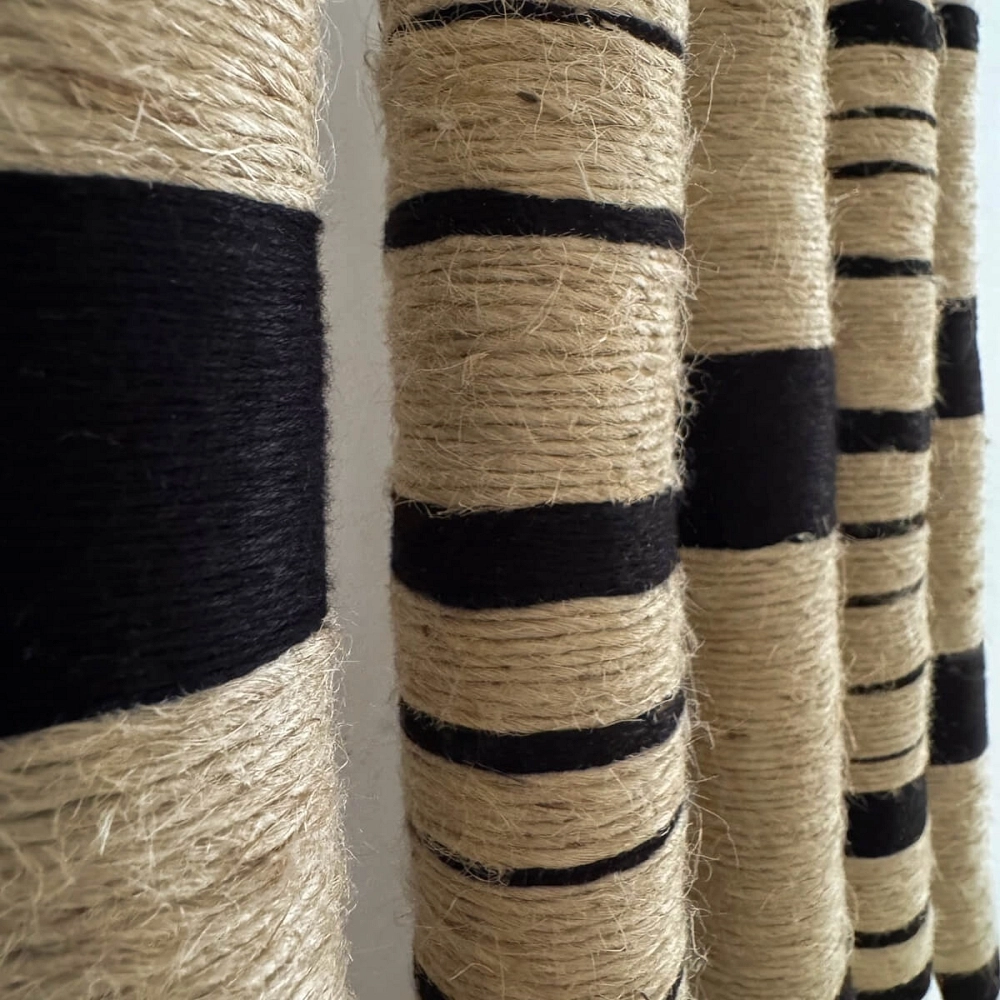 Sonata Wall Hanging Handcrafted bamboo and jute tapestry