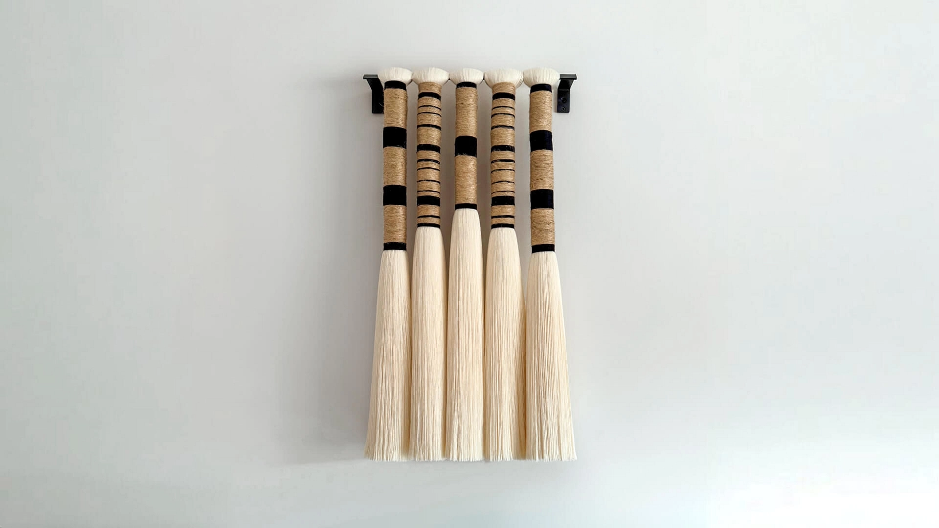 Sonata Wall Hanging Handcrafted bamboo and jute tapestry