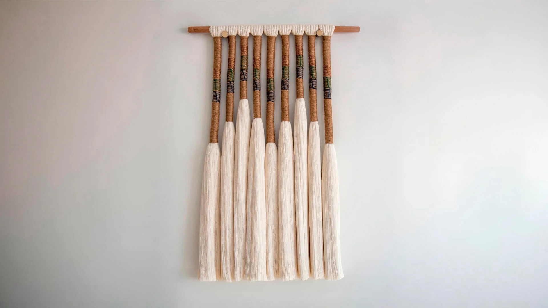 Tapisserie Lía. Pièce artisanal en bambou