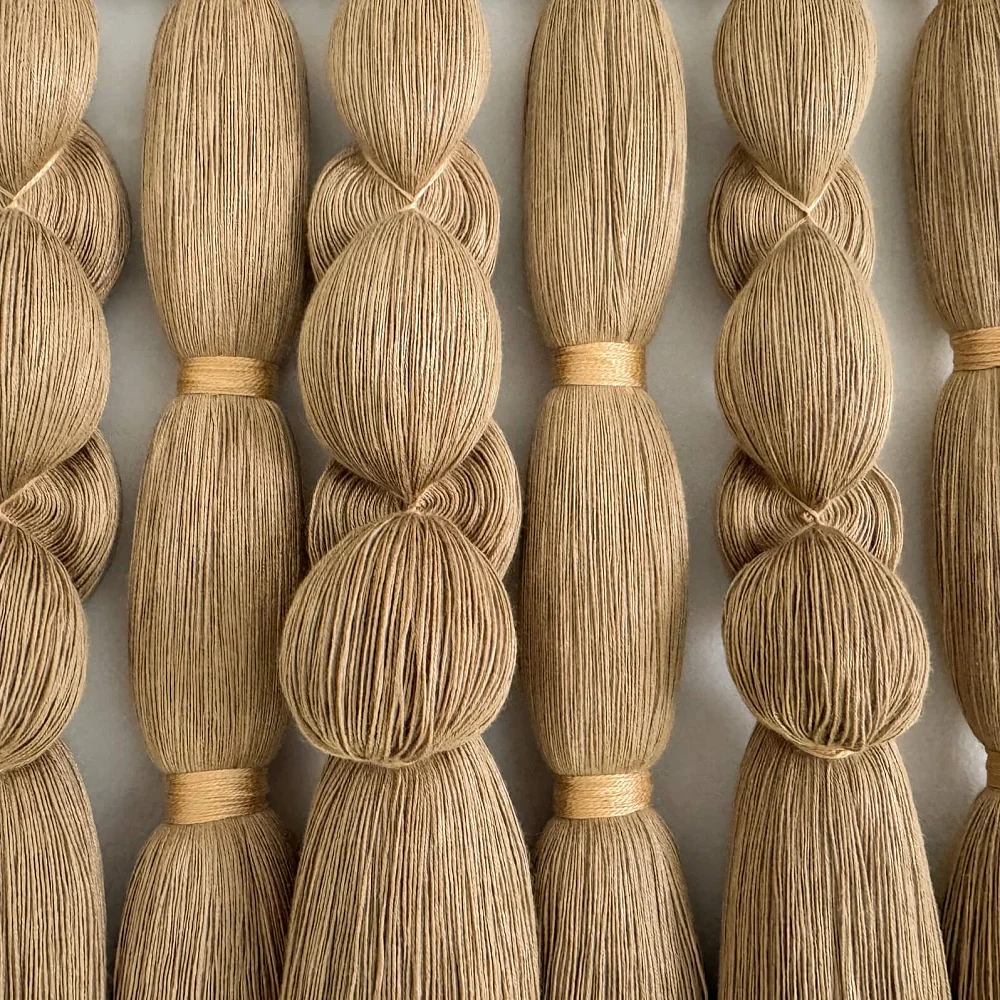 Tapiz Senda. Tapiz artesanal en fibras naturales